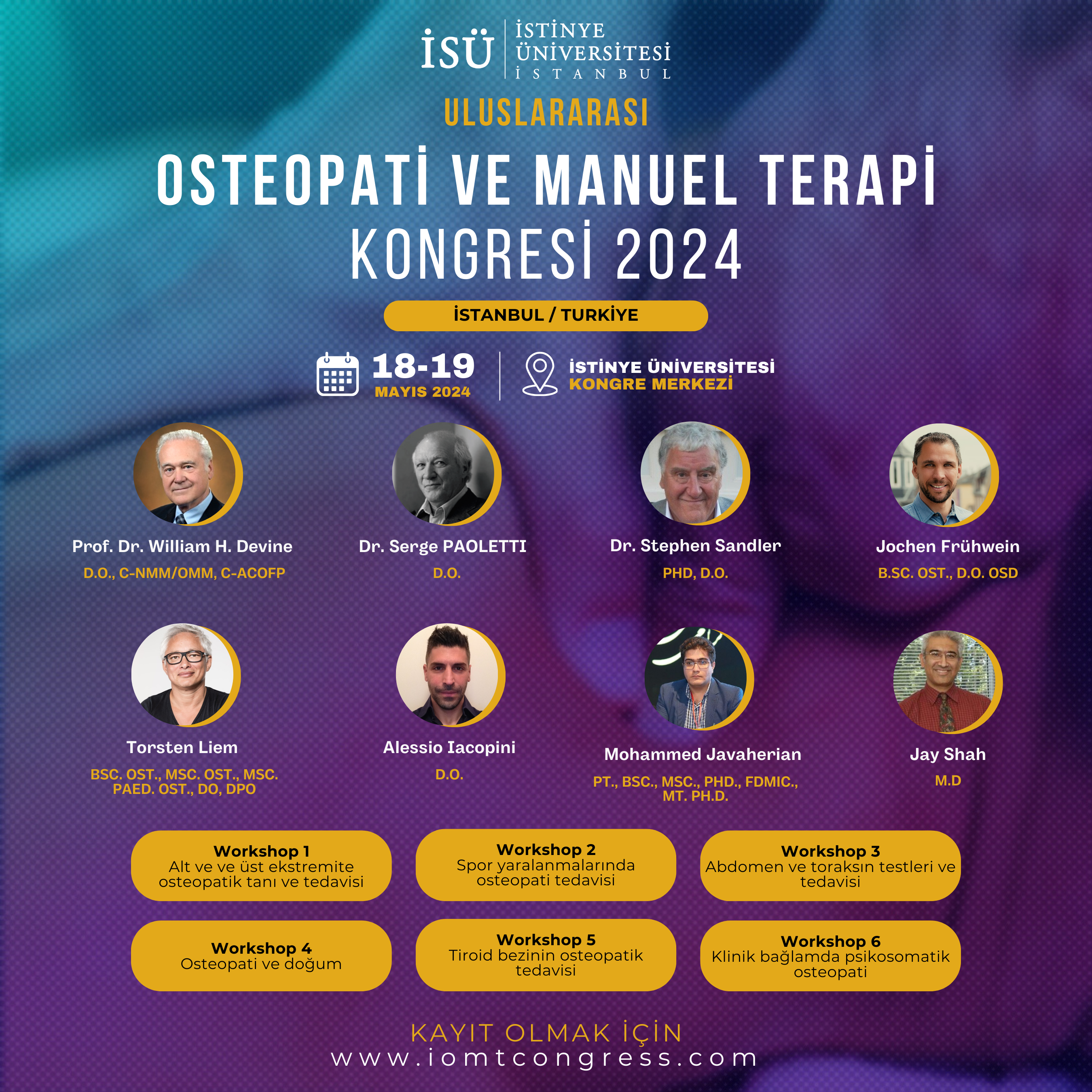 Uluslararası Osteopati ve Manuel Terapi Kongresi 2024