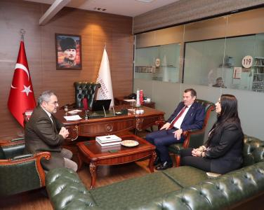 Zeytinburnu Belediye Başkanı’ndan Rektörümüze Ziyaret